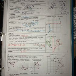 Unit 9 test transformations answer key