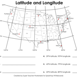 Latitude and longitude on the esrt answer key